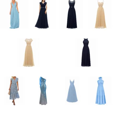 Die 10 besten Abendkleider in Hellblau lang – 2023 Modetrends