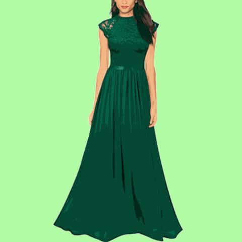 Die 10 besten grünen Abendkleider für Damen im Jahr 2024